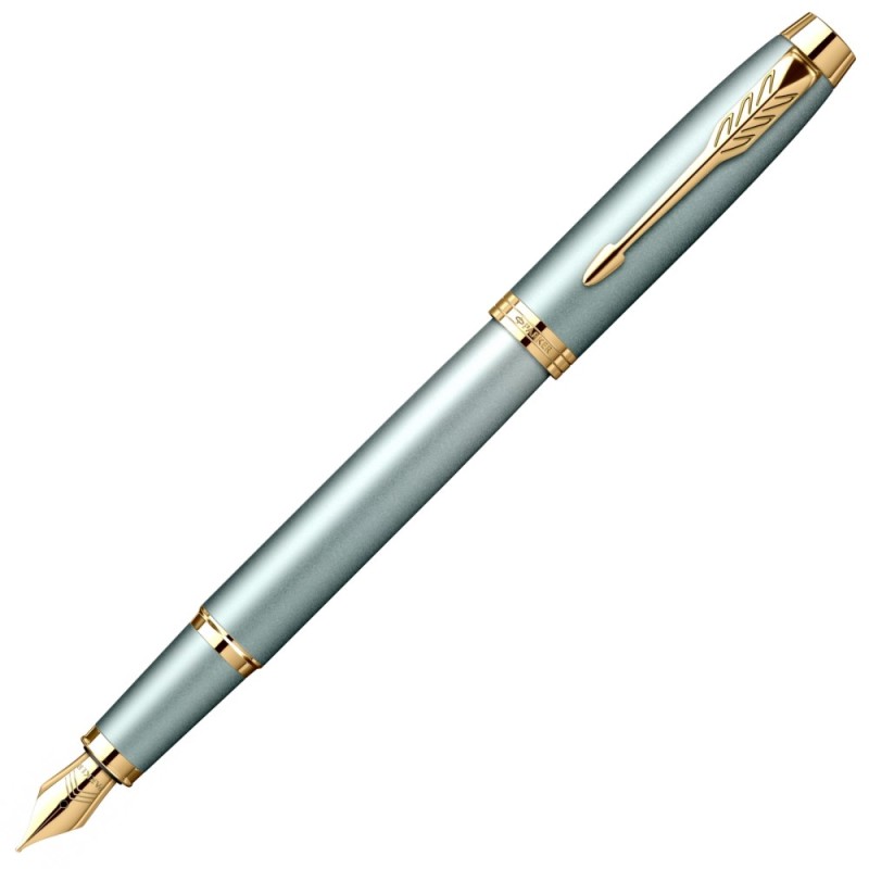 Ручка перьевая Parker IM Rituals F331, Green Gradient GT (Перо F)