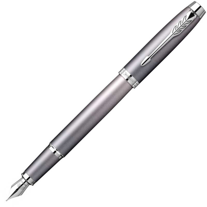 Ручка перьевая Parker IM Rituals F331, Grey Gradient CT (Перо F)