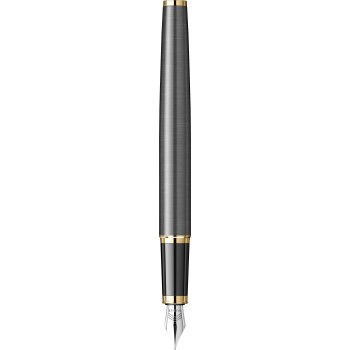 Перьевая ручка Parker IM Premium, Grey Core GT (Перо M)
